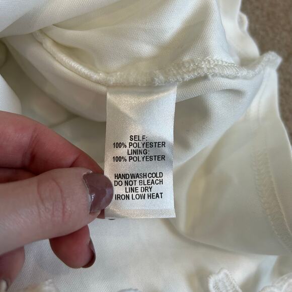 NWT Lulus Love Poem Ivory Lace Mini Dress Party Cocktail Bodycon Womens Size S - Picture 8 of 9